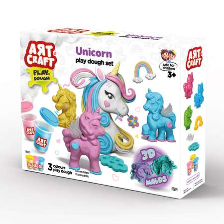 Тесто для лепки AЯT CRAFT 3 цв.