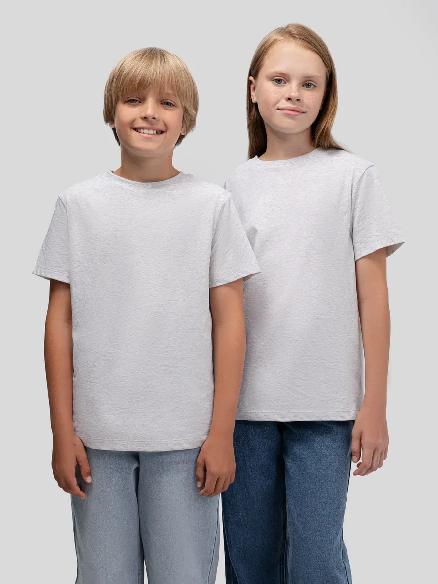 Футболка 2 шт Mark Formelle (Марк Формэль) 113379-2/белый +серый меланж 4306-А - фото 10