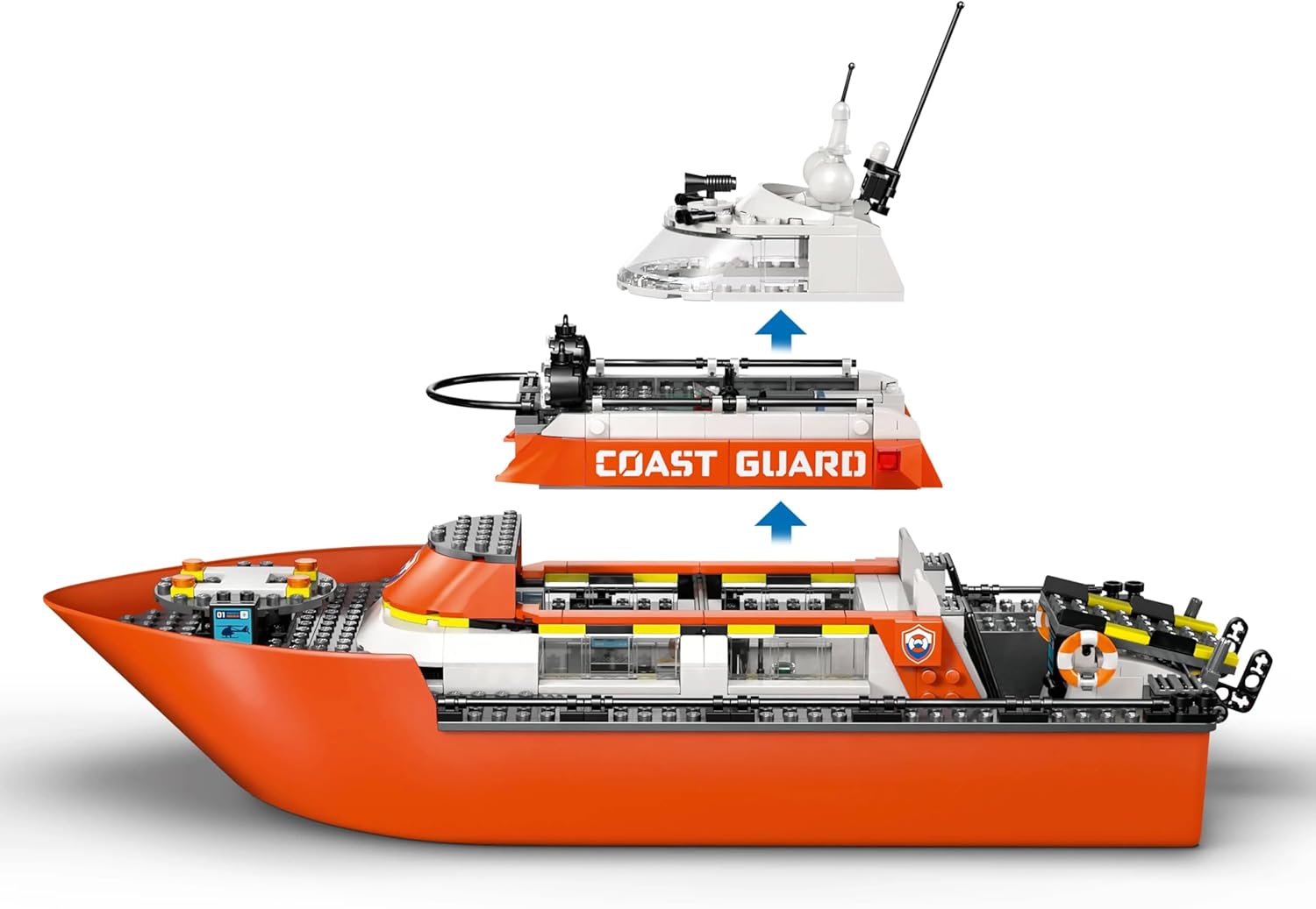 Конструктор LEGO City Спасательный корабль 742 дет. - фото 3