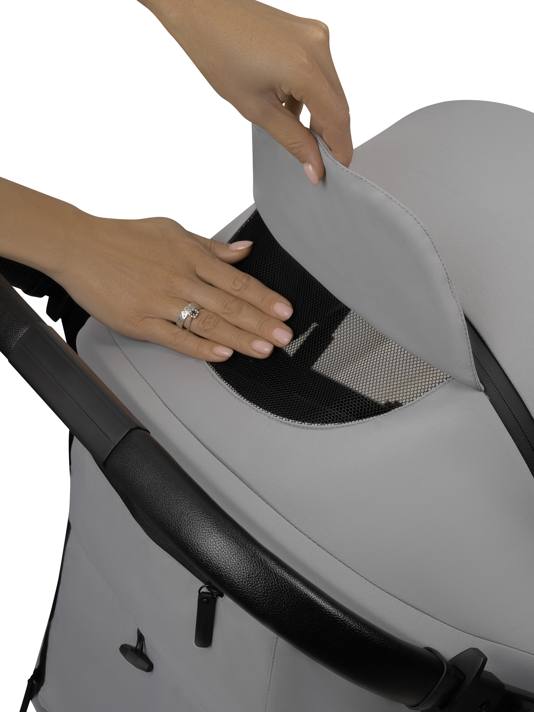 Коляска прогулочная JOVOLA Storm, светло-серый - фото 38