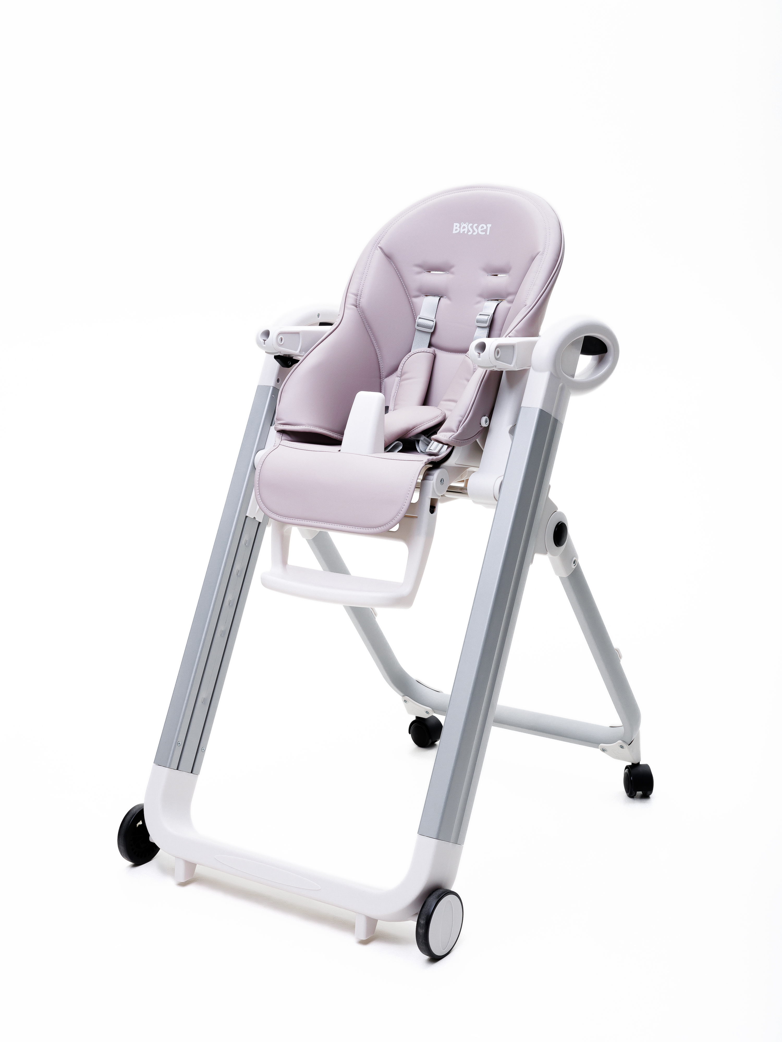 Стульчик для кормления BASSET B2 серый - фото 12