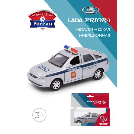Полицейская машина . LADA Lada/Лада 1:34 серый в ассортименте