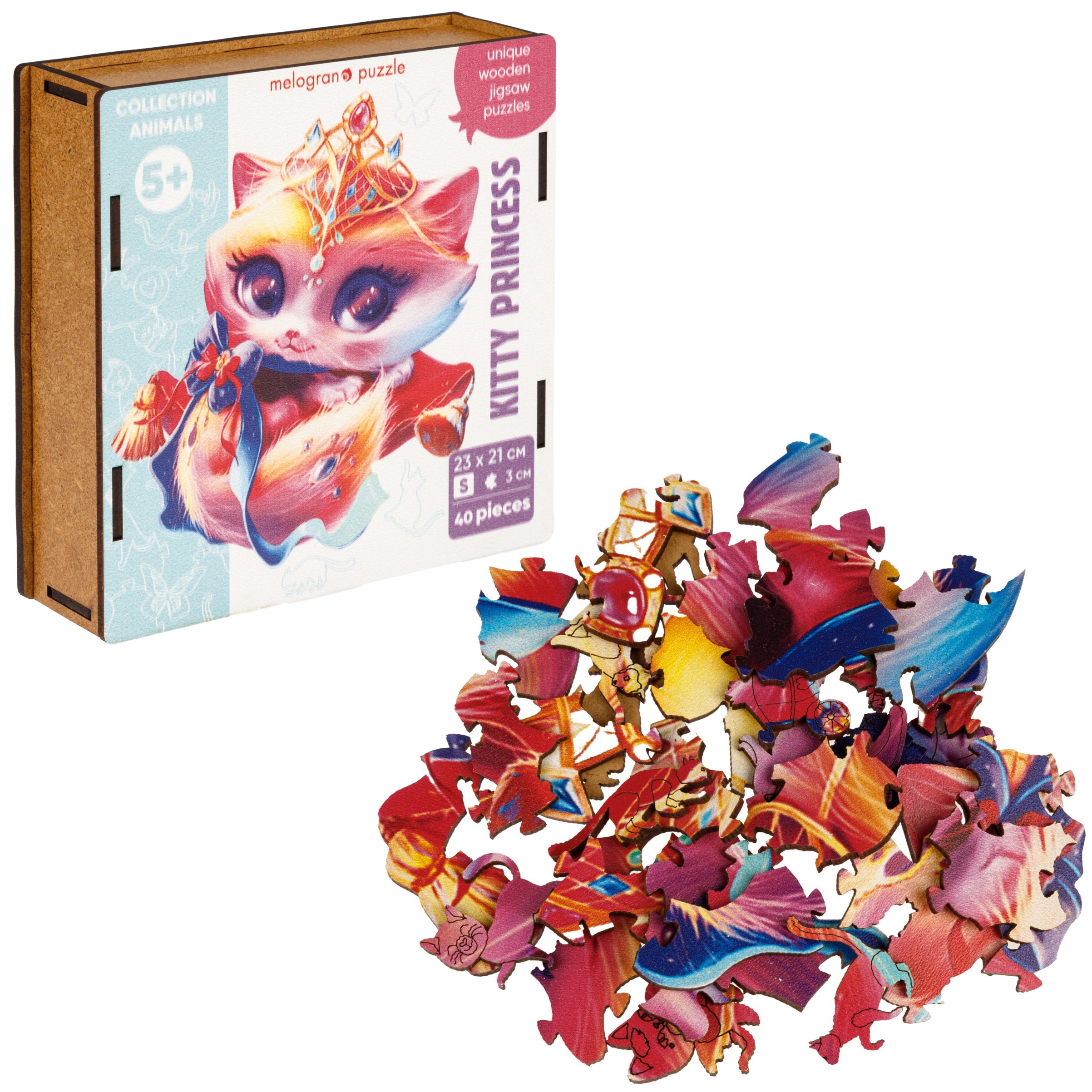 Пазл Melograno puzzle деревянный - фото 2