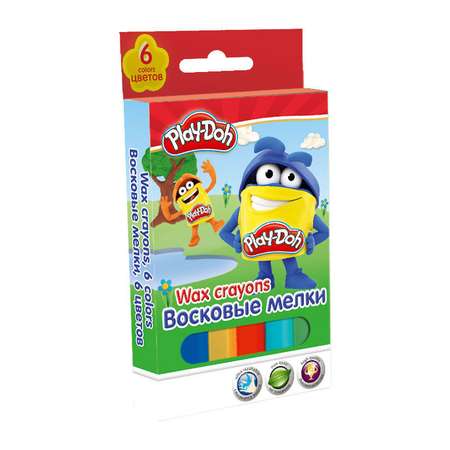 Восковые мелки Kinderline 6 шт.