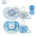 Пустышка Philips Avent силикон анатомическая от 6 мес. 2 шт.