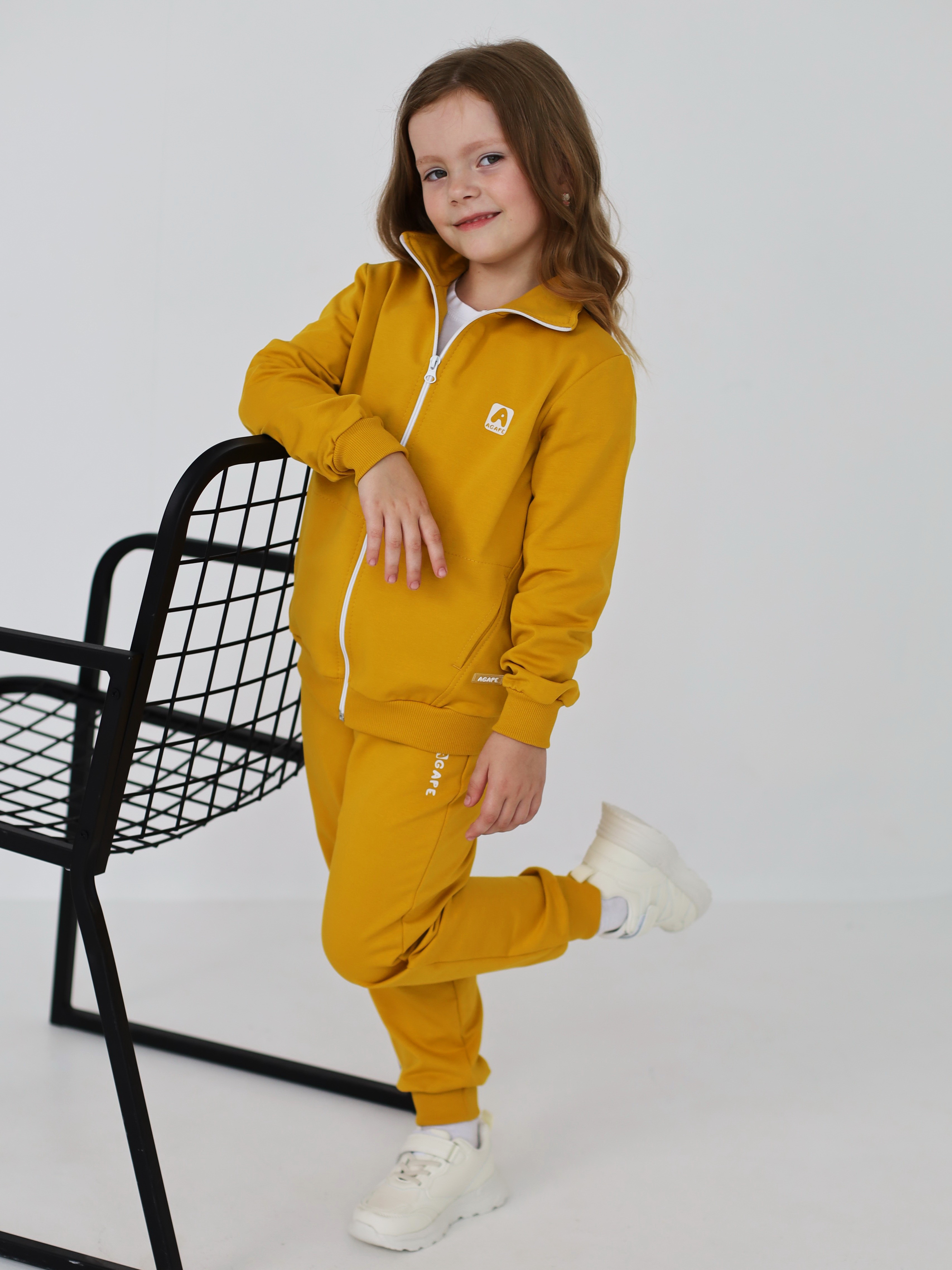 Костюм Агапэ 8015_горчичный - фото 3