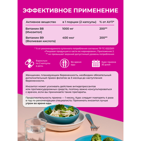 Инозитол ENBIO гормональный баланс, мозговая активность