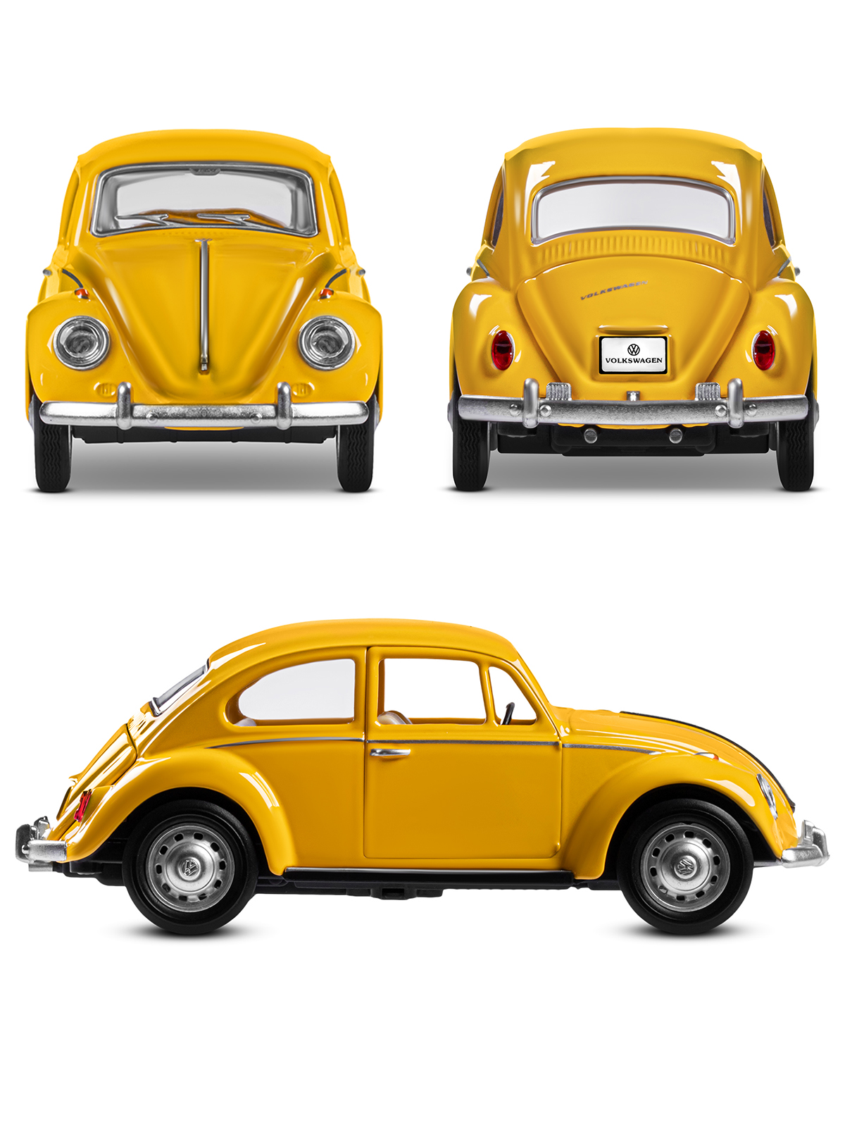 Автомобиль АВТОпанорама Volkswagen Classical Beetle 1967 1:28 JB1251658 - фото 8