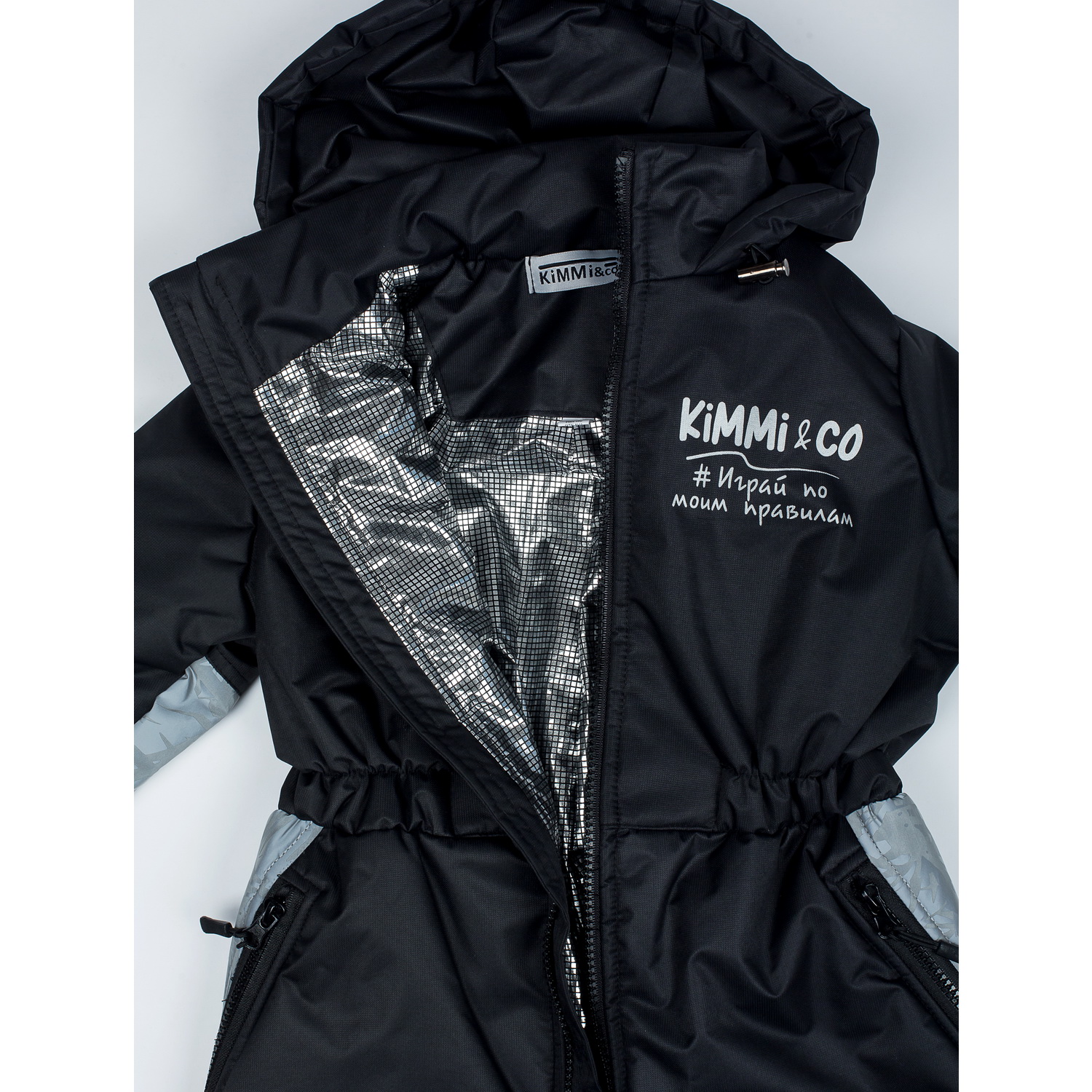 Комбинезон KiMMi co К-150830-041 черный - фото 18