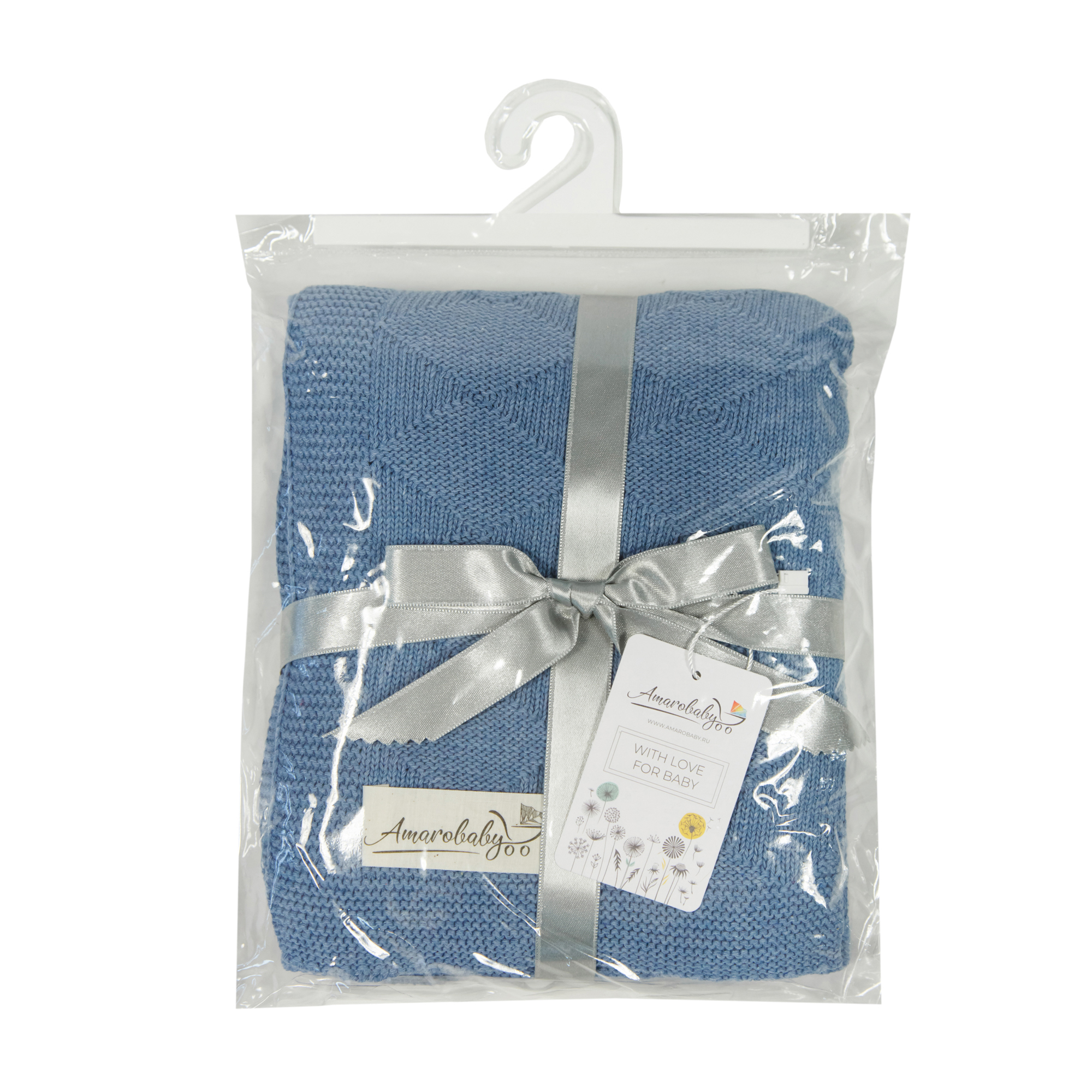 Плед Amarobaby Pure Love Ромбы 75 x 105 см - фото 7