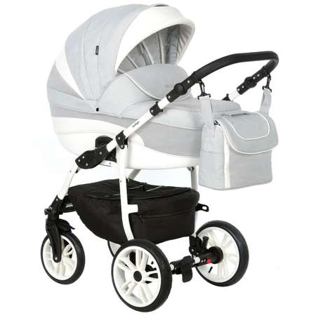 Коляска 2в1 Indigo Indigo (02) св.серый