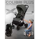 Коляска прогулочная Sweet Baby Colibri Plus Dark Grey серый