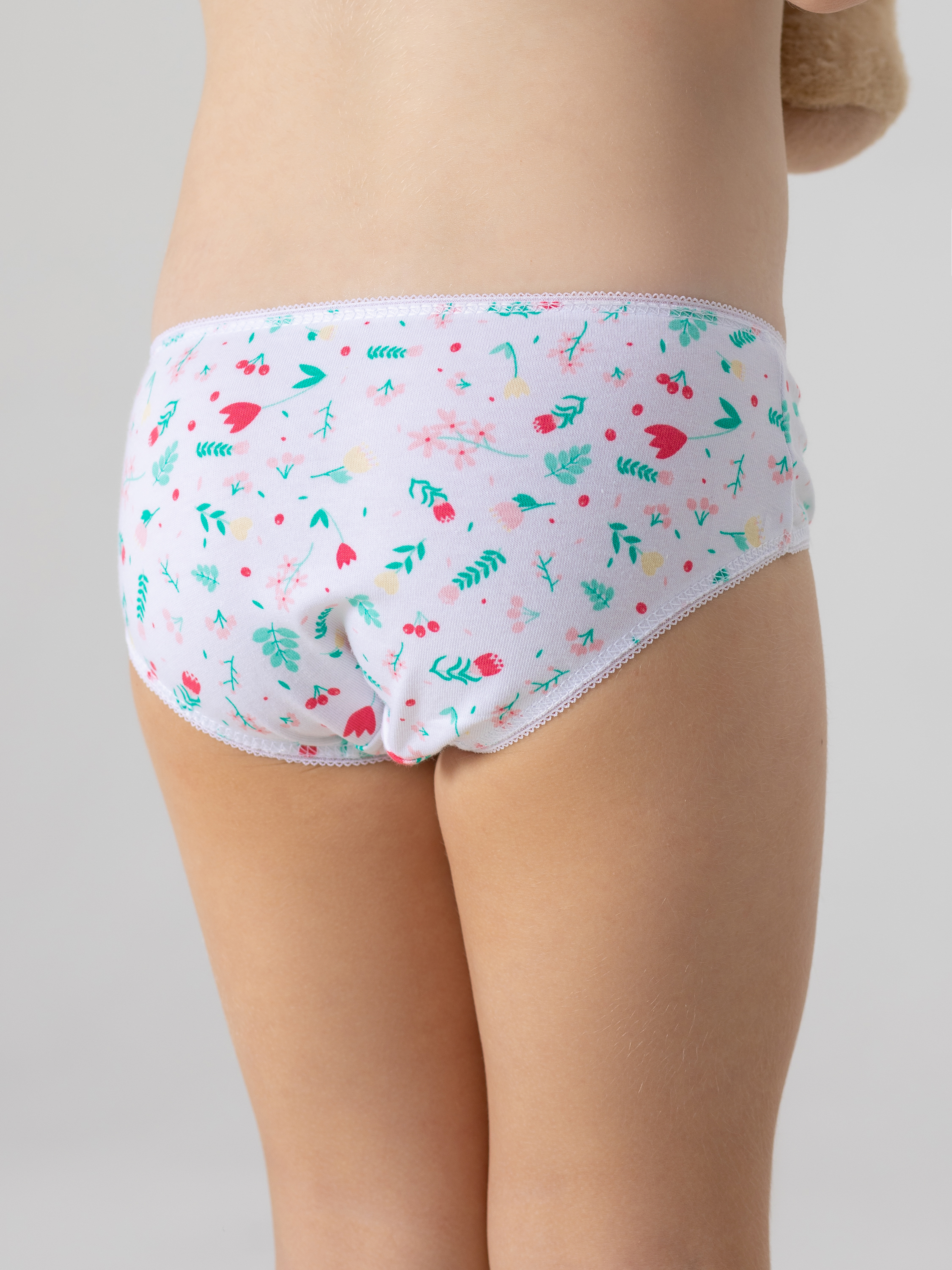 Трусы 3 шт Linas baby 1669-18 Жел-Роз-Бел - фото 6