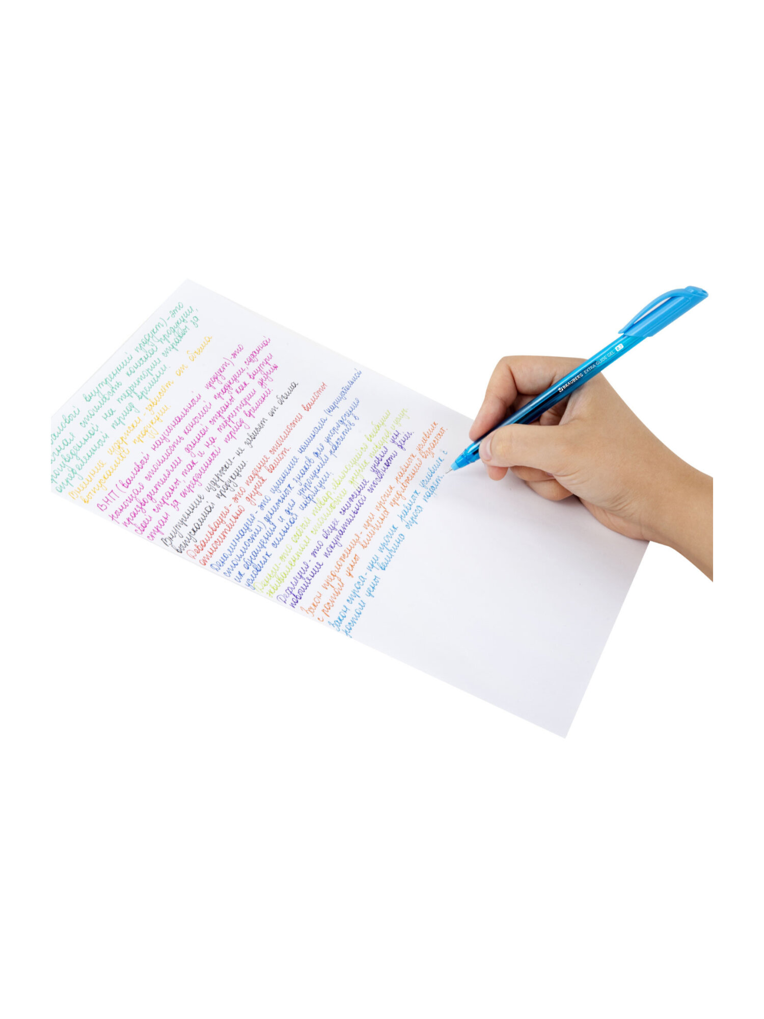 Ручка гелевая Brauberg 10 шт. - фото 15