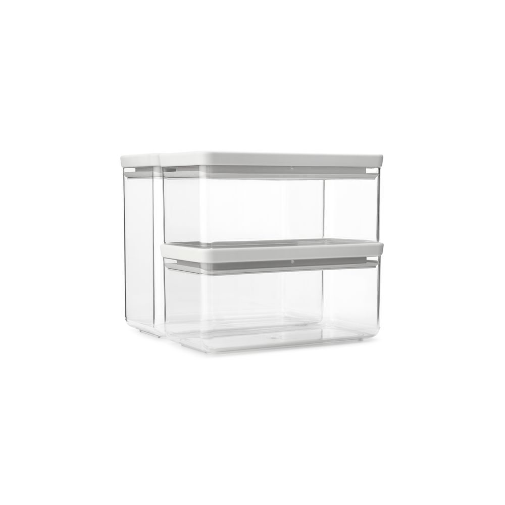 Набор модульных контейнеров Brabantia Tasty+ 3шт светло-серый 230806 - фото 2