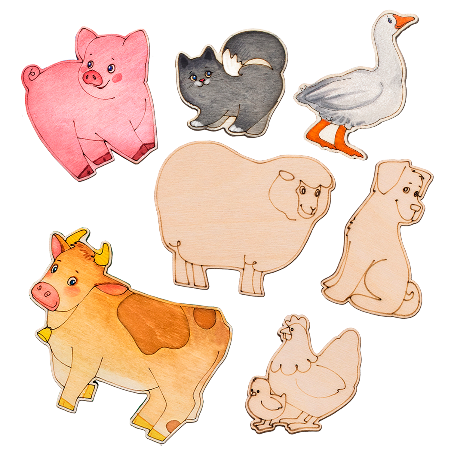 Набор для творчества Raduga Kids Животные на ферме - фото 1