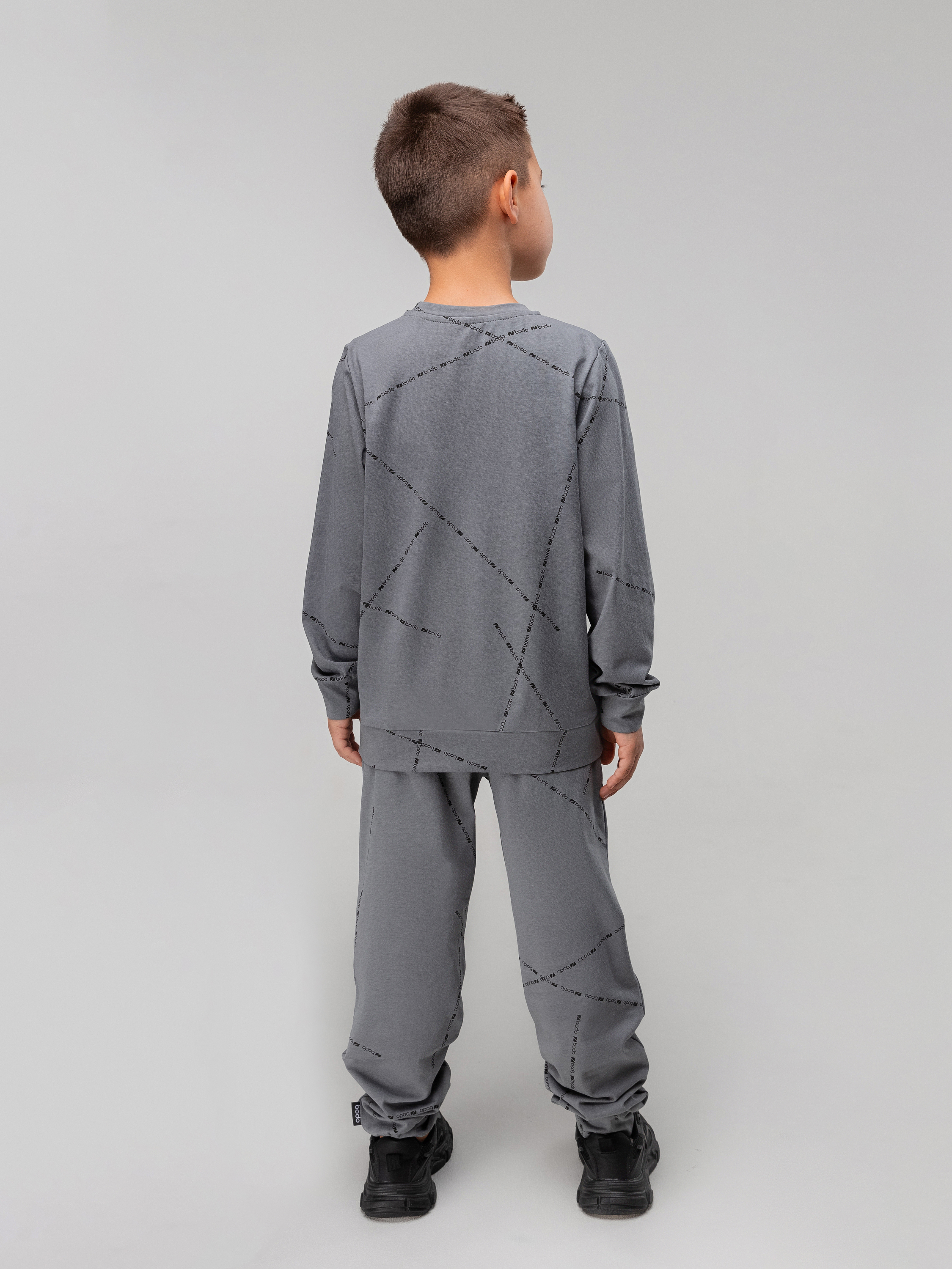 Костюм Bodo 11-263МU_серый (черный) - фото 5