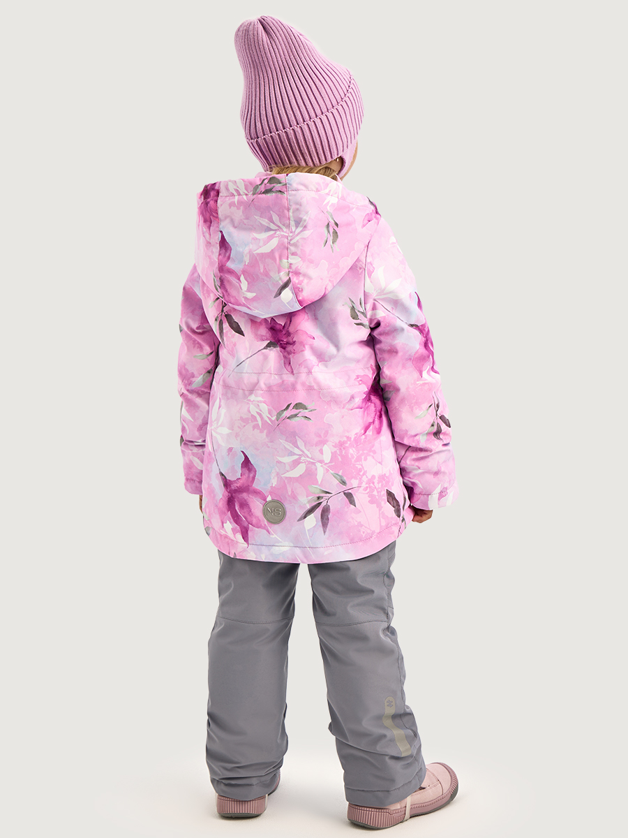 Костюм NIKASTYLE 7м3226 розовый/светло-серый - фото 2