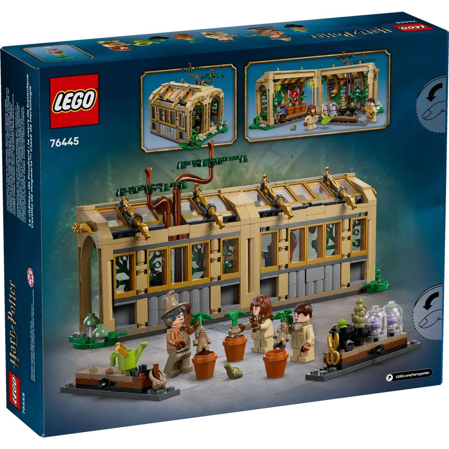 Конструктор LEGO Harry Potter Замок Хогвартс Урок гербологии 390 дет. - фото 7