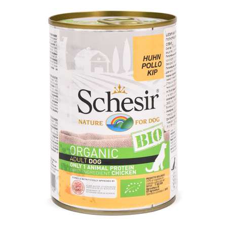 Корм для собак Schesir с курицей 400г