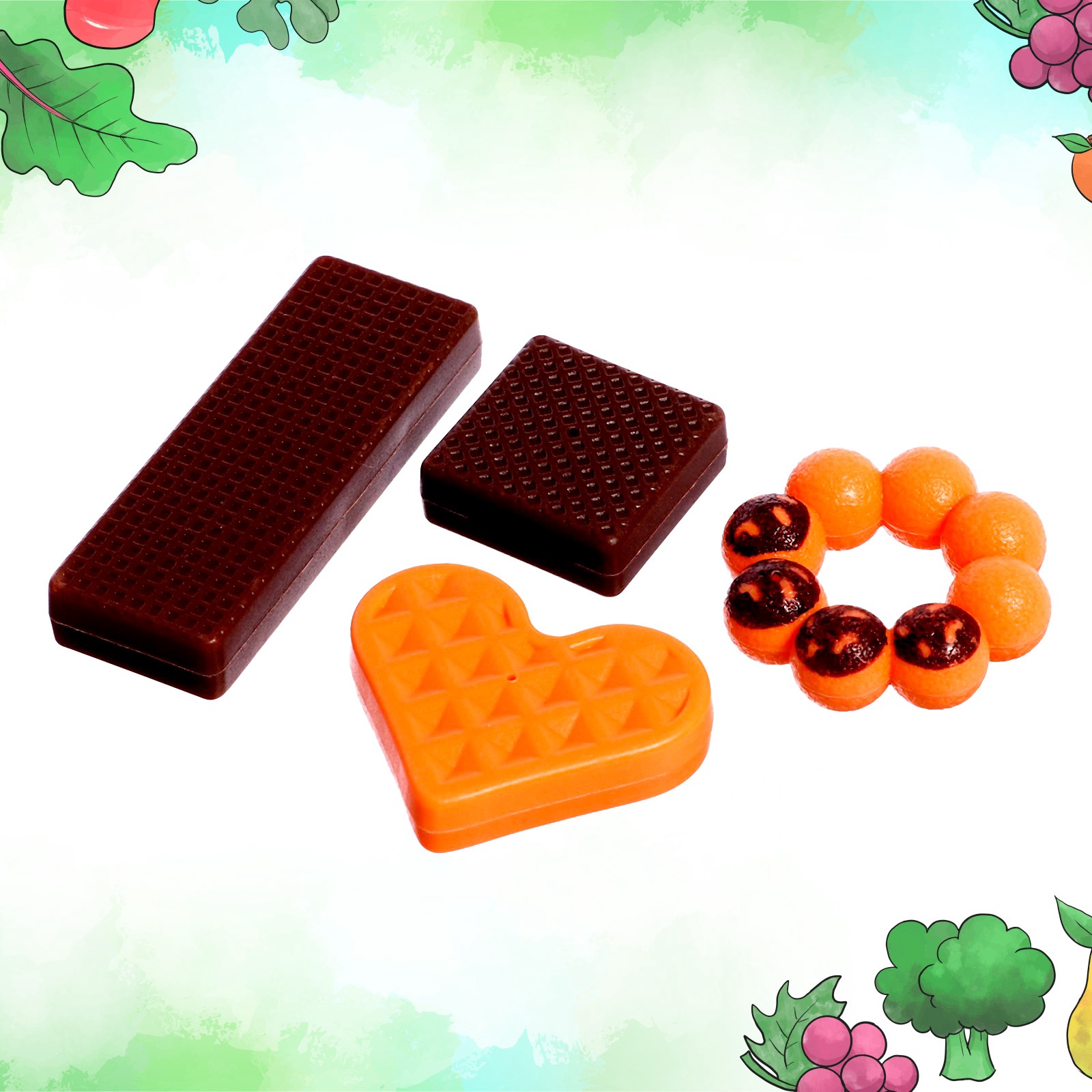 Игровой набор Sima-Land продукты, прилавок, касса, тележки и корзинки - фото 11