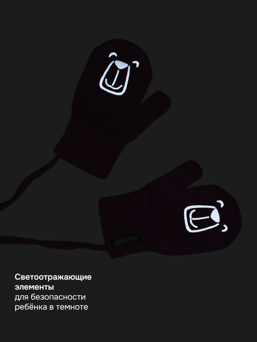 Варежки NIKASTYLE 14м22226 фуксия - фото 5