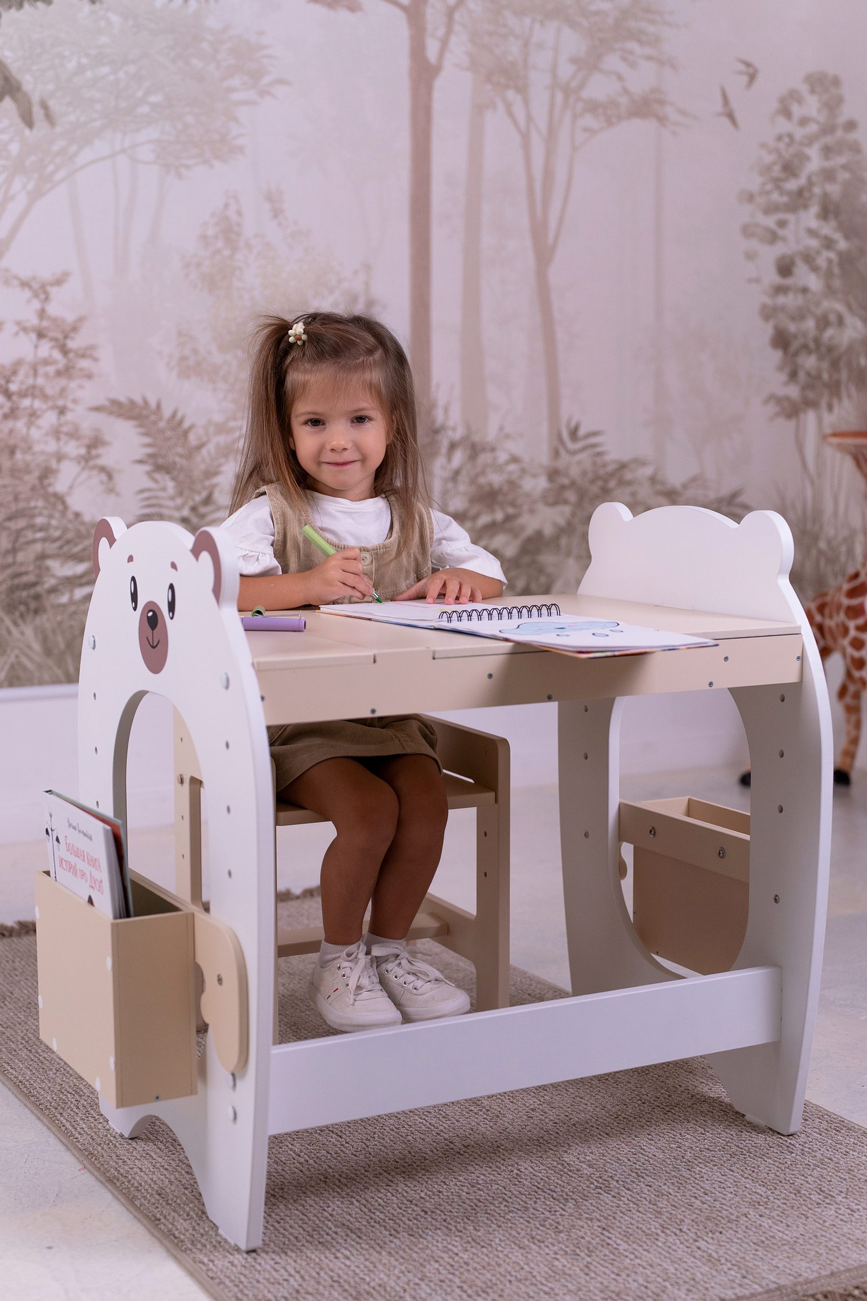 Парта-стульчик MomKid Мишка - фото 10