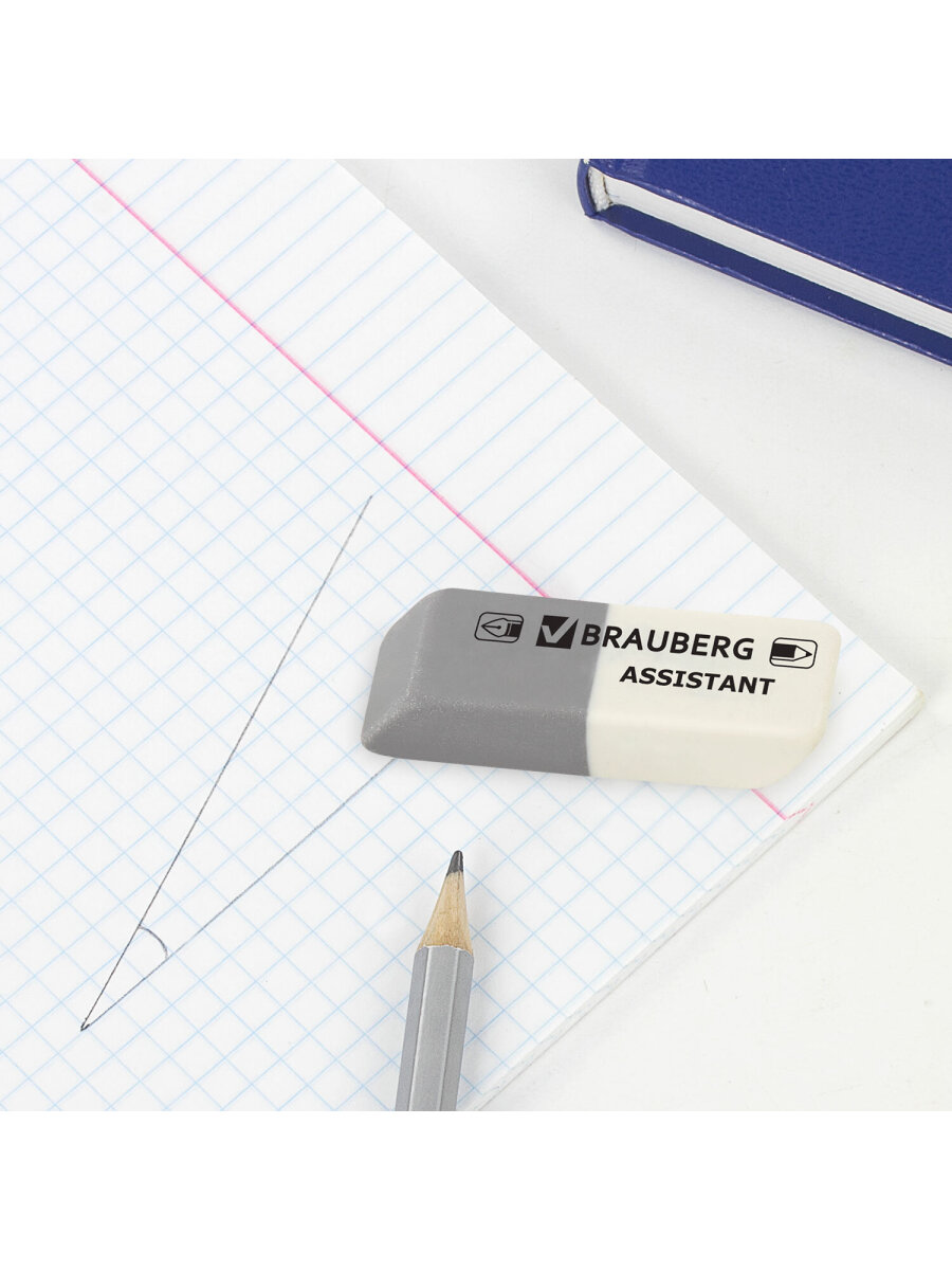 Ластик Brauberg 3 шт. - фото 9