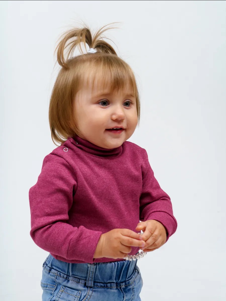 Водолазка TOTEMFOX 231КН3F/бордовый меланж - фото 10