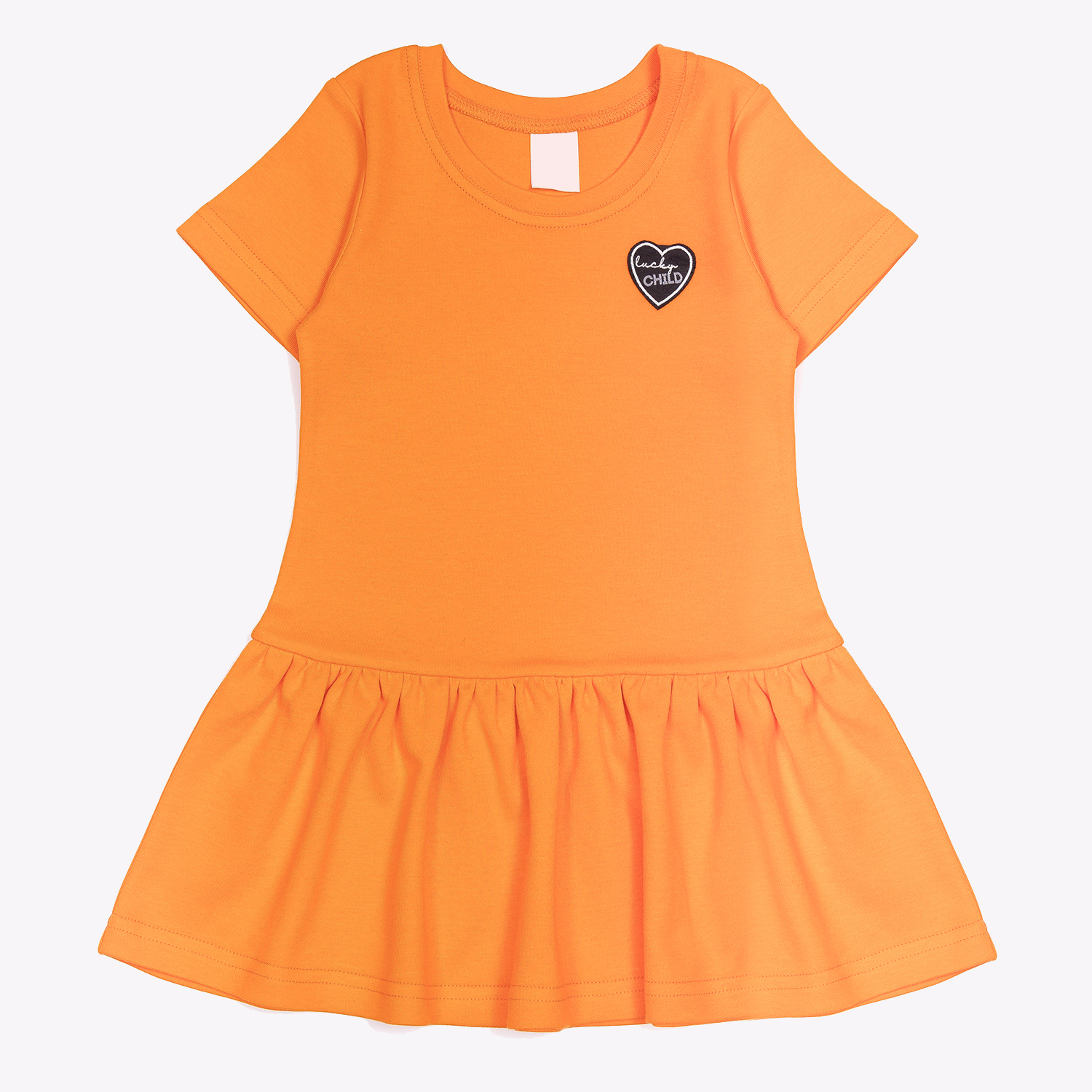 Платье Lucky Child 143-63/оранжевый/2-12 - фото 10