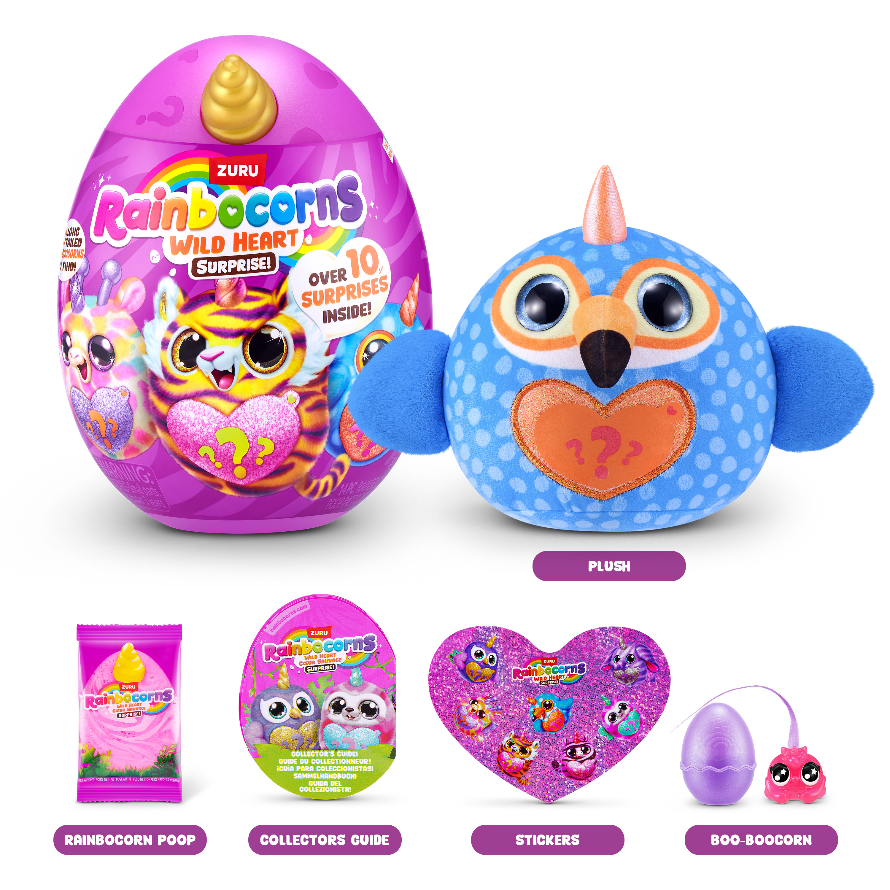 Фигурка Zuru Rainbocorns Дикое сердце Серия 1 в ассортименте - фото 7