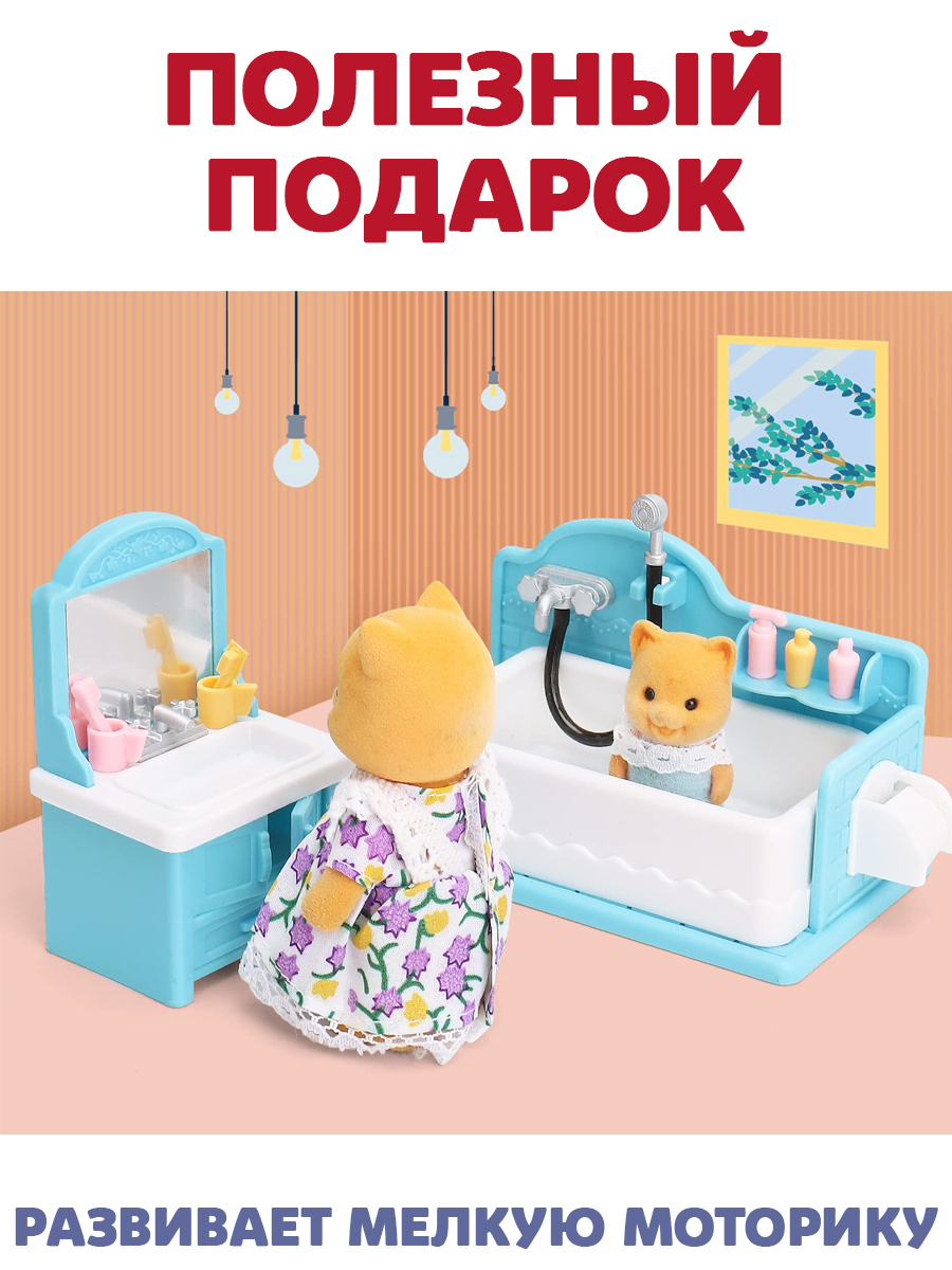 Аксессуар для кукол DDung кукольная техника, кукольный интерьер, ванна 201407956 - фото 4