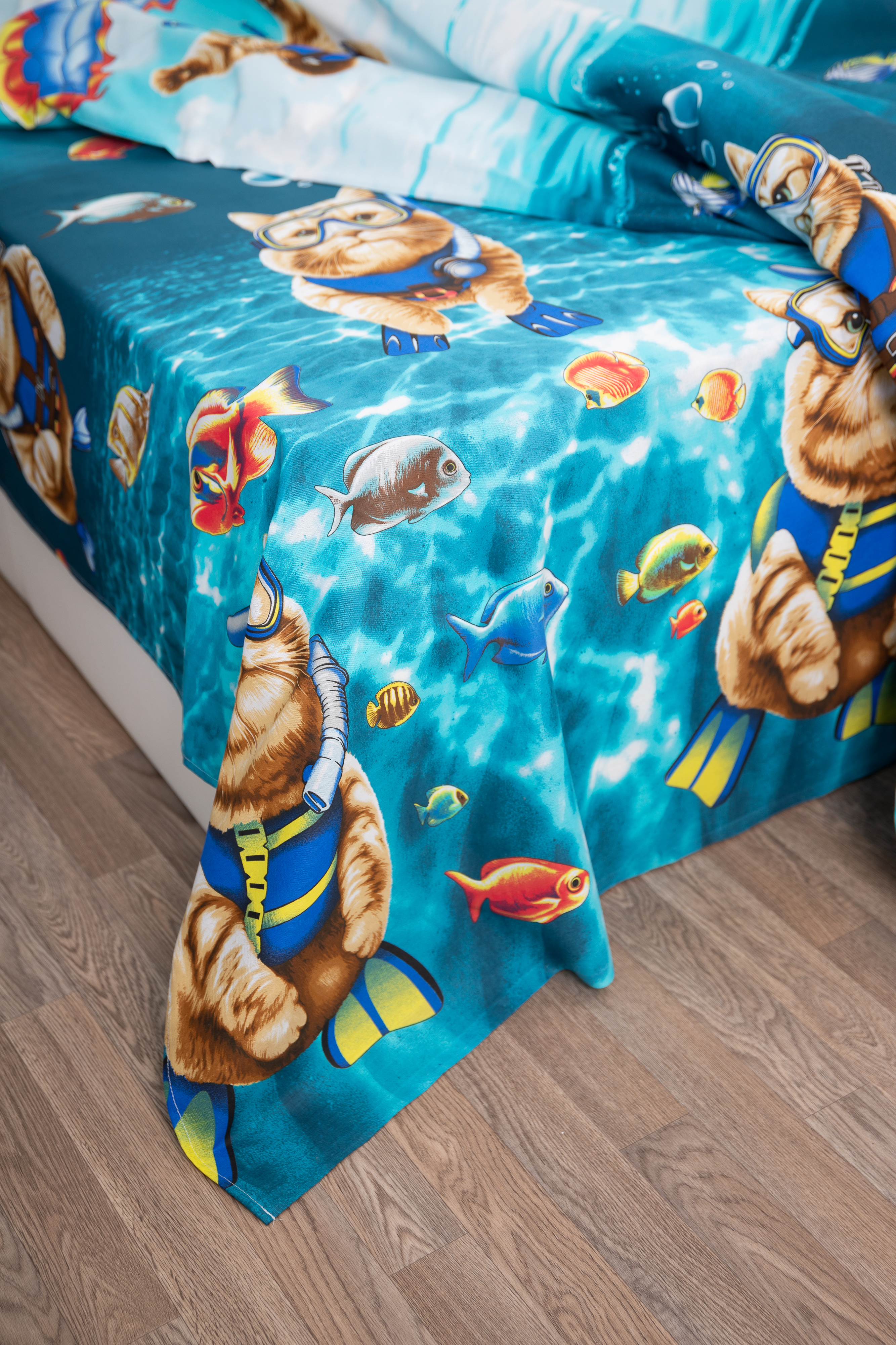 Комплект постельного белья MILANIKA Экстремалы полутораспальный 3 предм. - фото 8