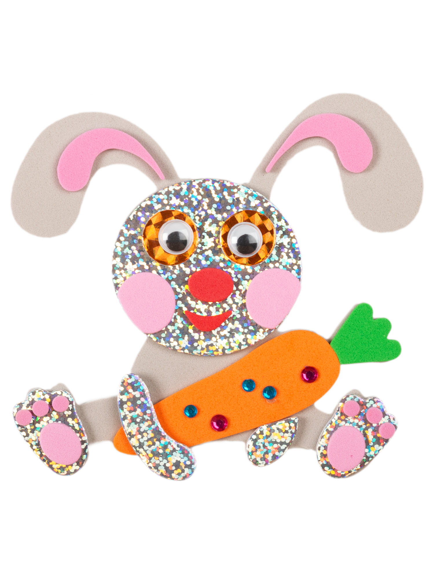 Набор для творчества Дрофа-Медиа аппликация Мишка Зайчик - фото 6