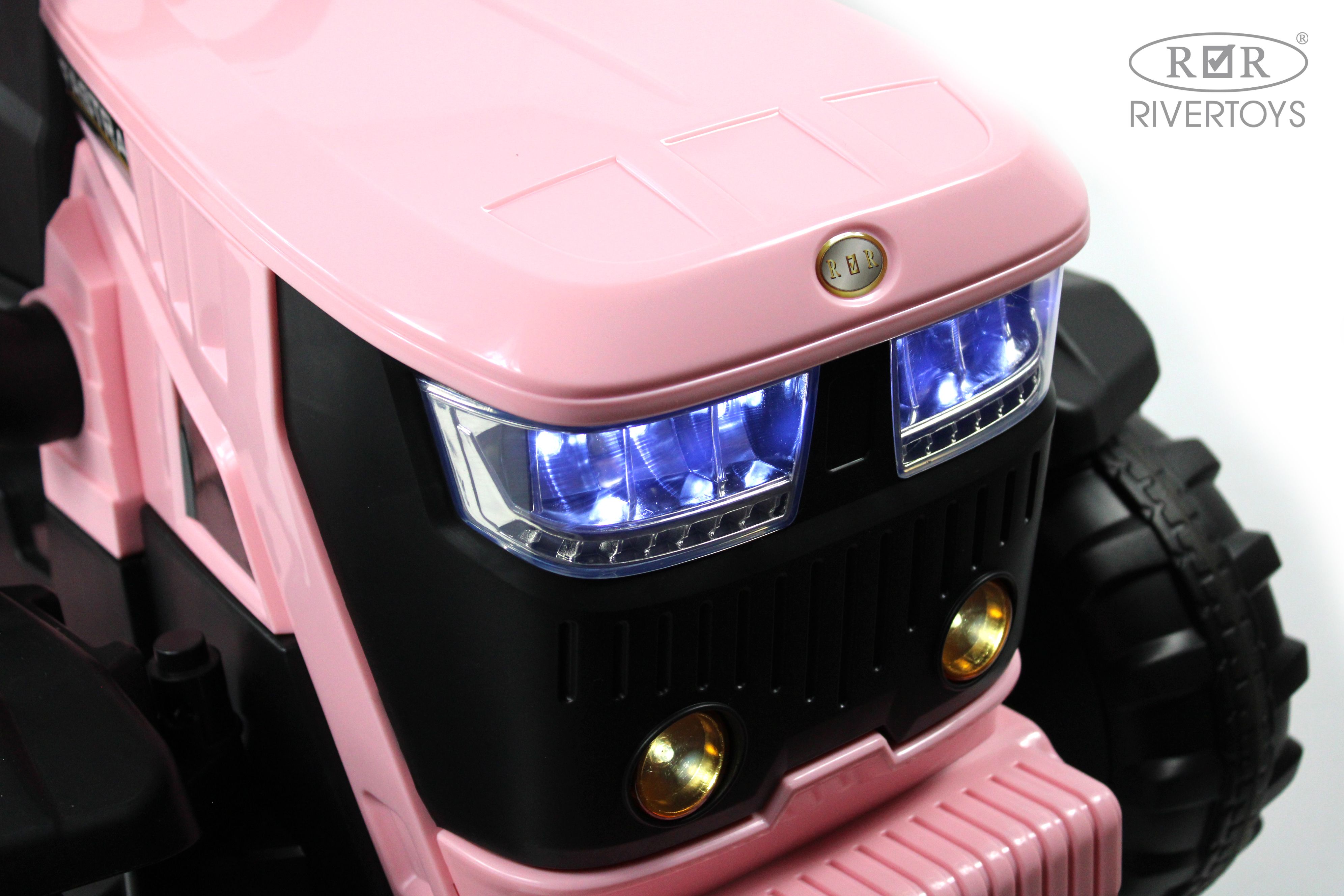 Электромобиль RIVERTOYS O555OO-PINK С пультом ДУ - фото 19