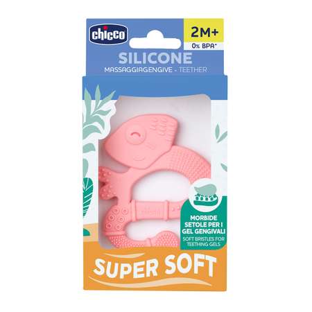 Прорезыватель Chicco Soft Bristles Lizard с 2мес
