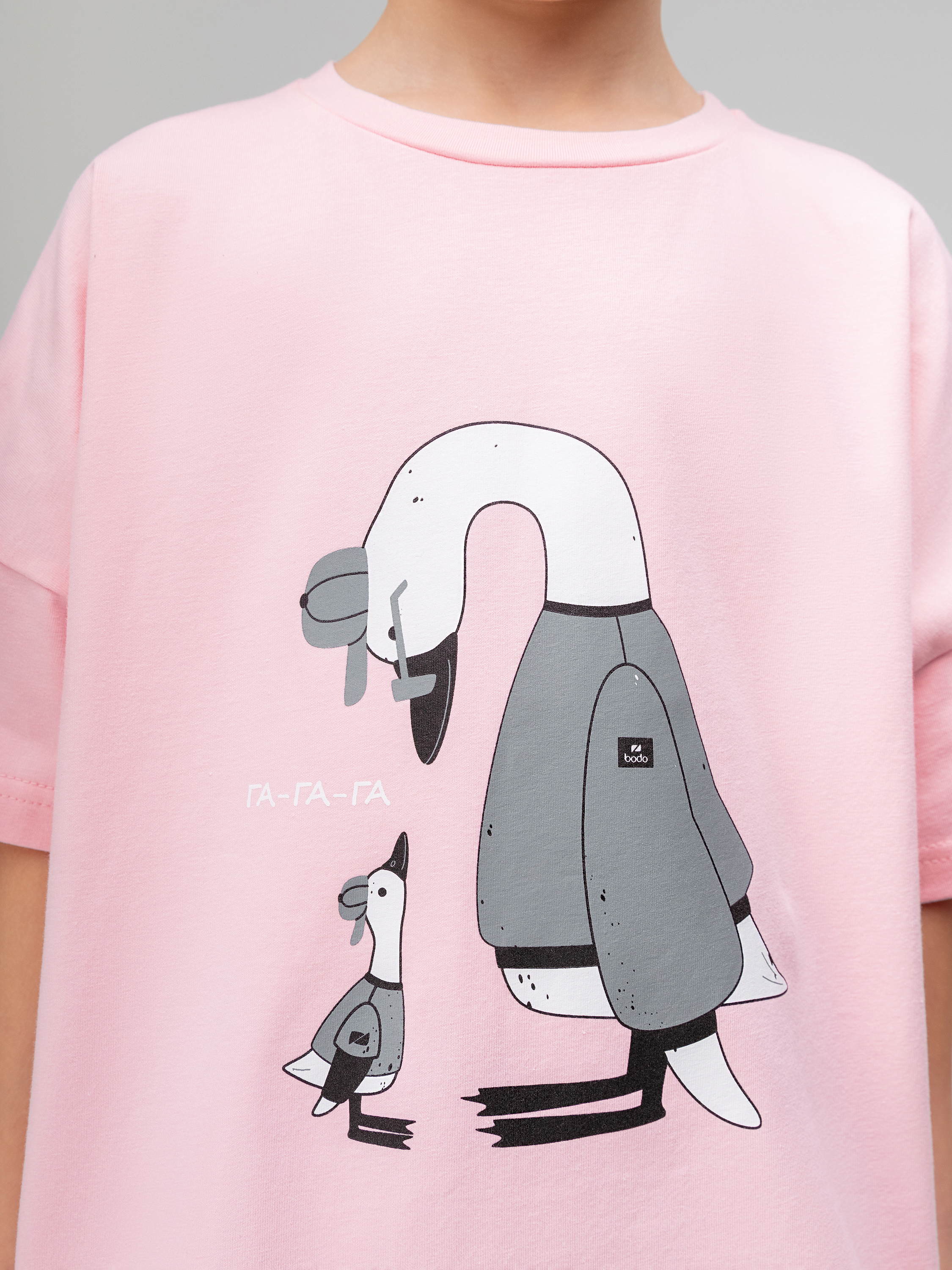 Футболка Bodo 4-435MU_розовый - фото 5