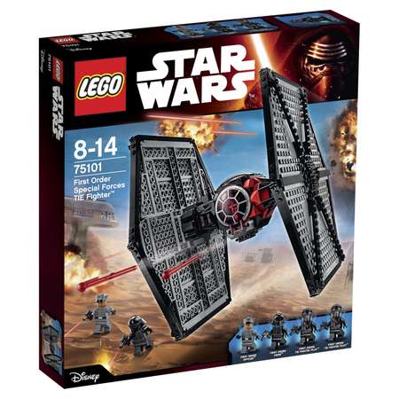 Конструктор LEGO Star Wars First Order TIE fighter блочный