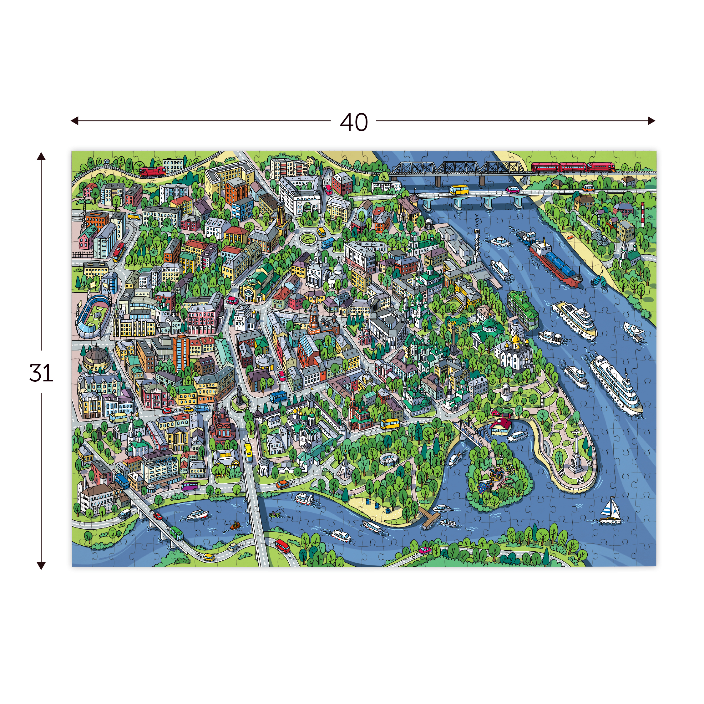 Пазл Collaba puzzle деревянный - фото 6