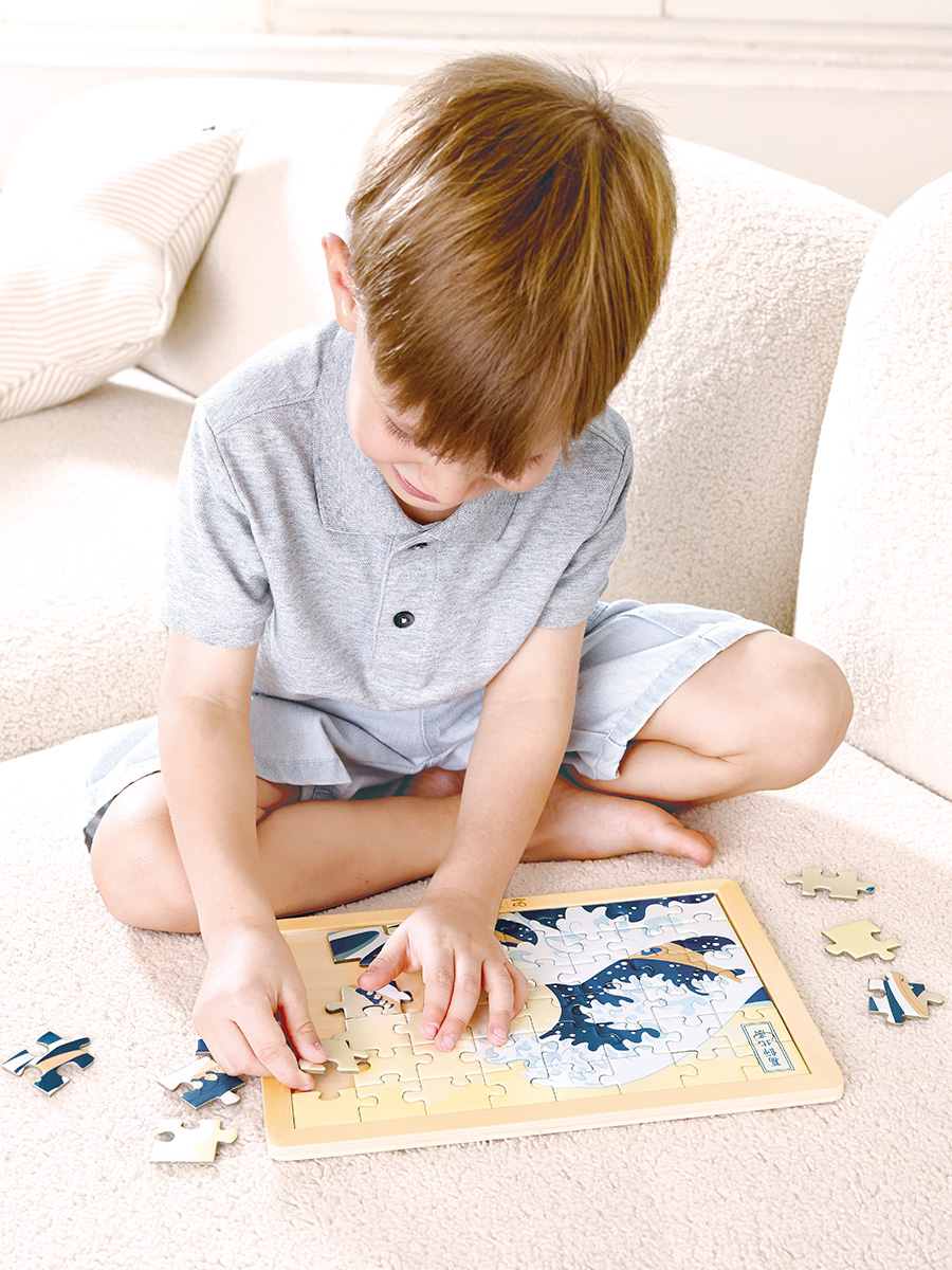 Пазл Hape Пазл для детей Умняша деревянный - фото 1