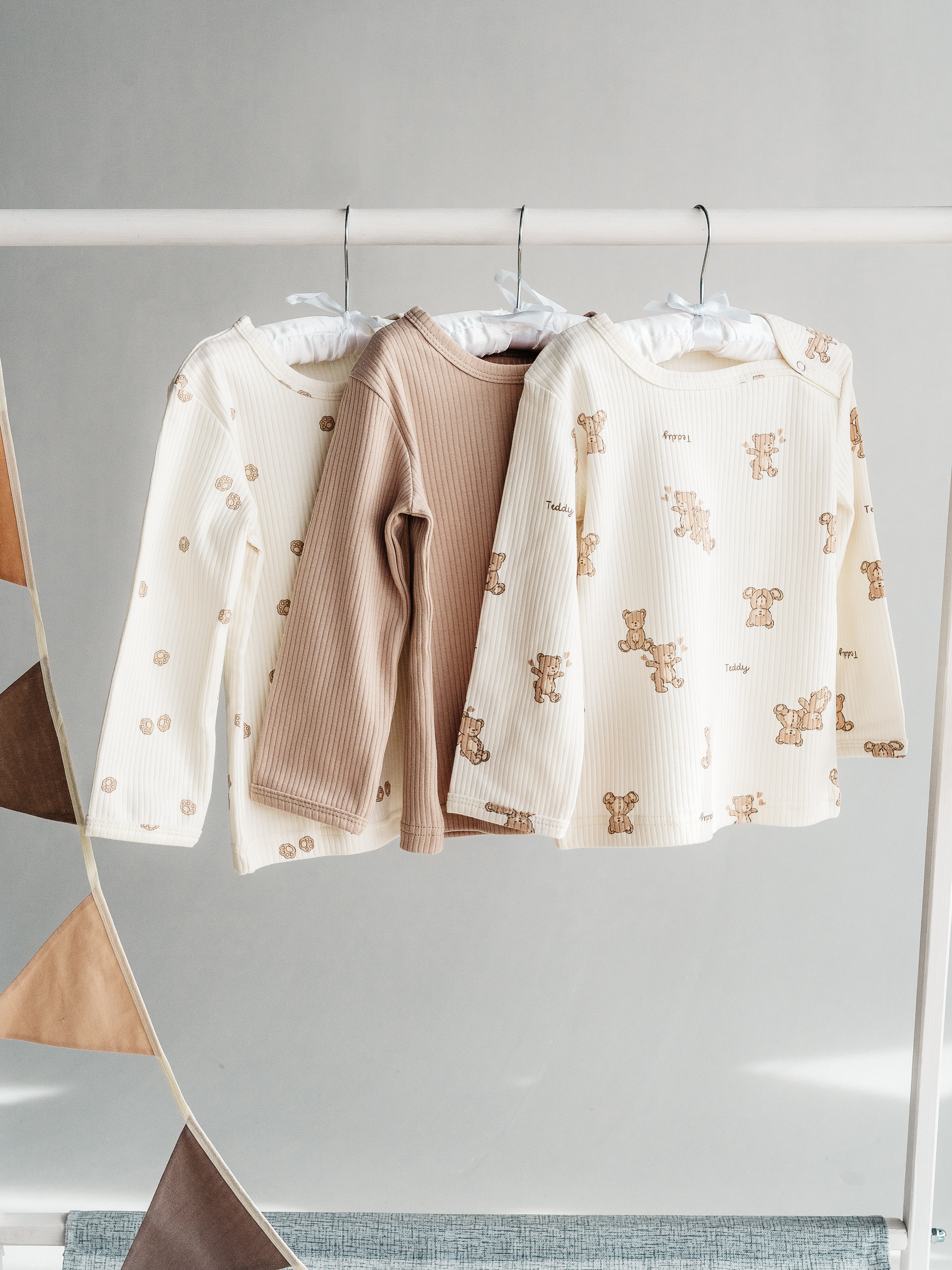 Лонгслив 3 шт. TOPOTUSHKI ТКР1158990ин - фото 1