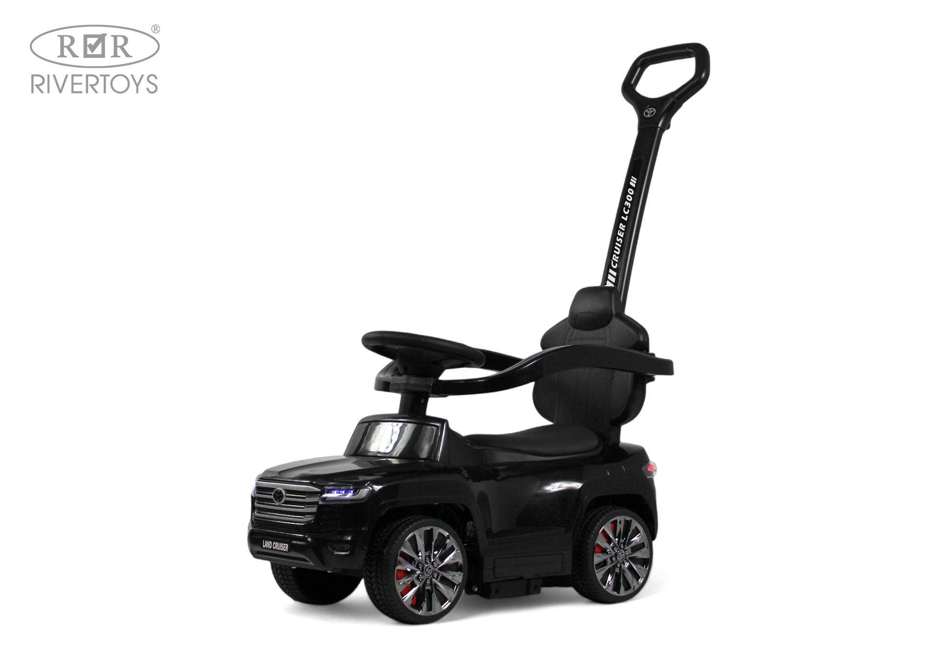 Каталка RIVERTOYS Z002ZZ-C-BLACK черный - фото 5