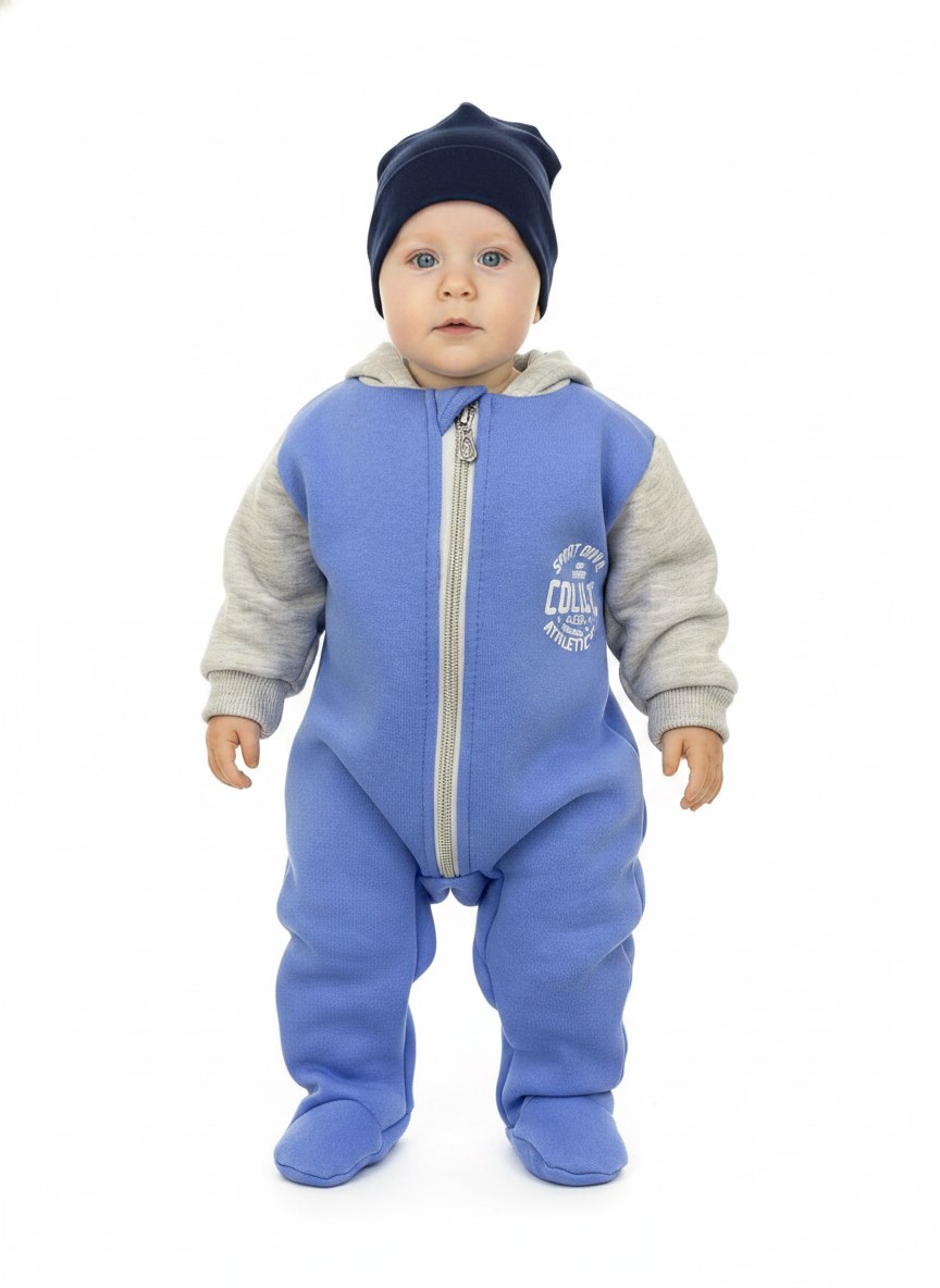 Изображение товара Детский комбинезон VGtrikotazh 86 с начесом для новорожденных и малышей Изображение товара Детский комбинезон VGtrikotazh 86 с начесом для новорожденных и малышей