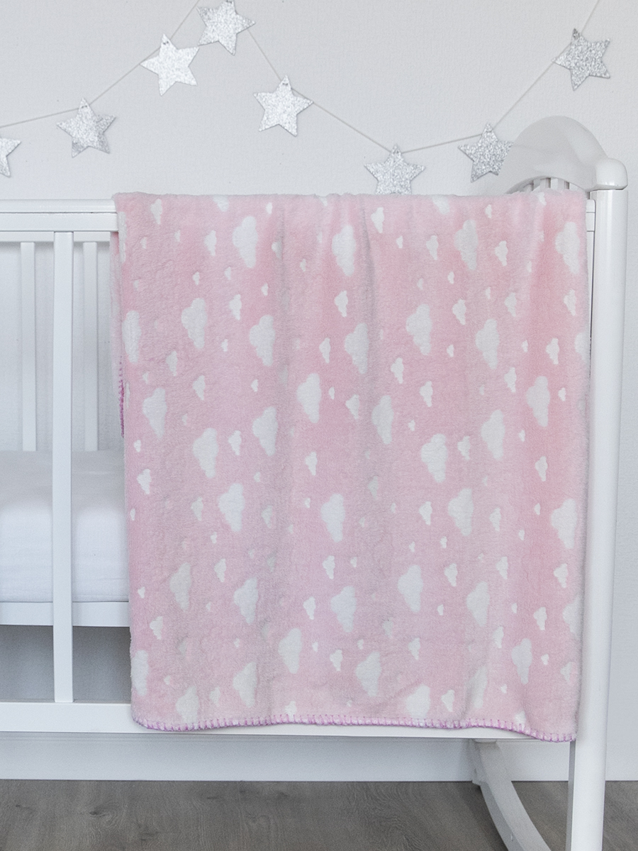 Плед Baby Nice Облака 75 x 100 см велсофт - фото 2