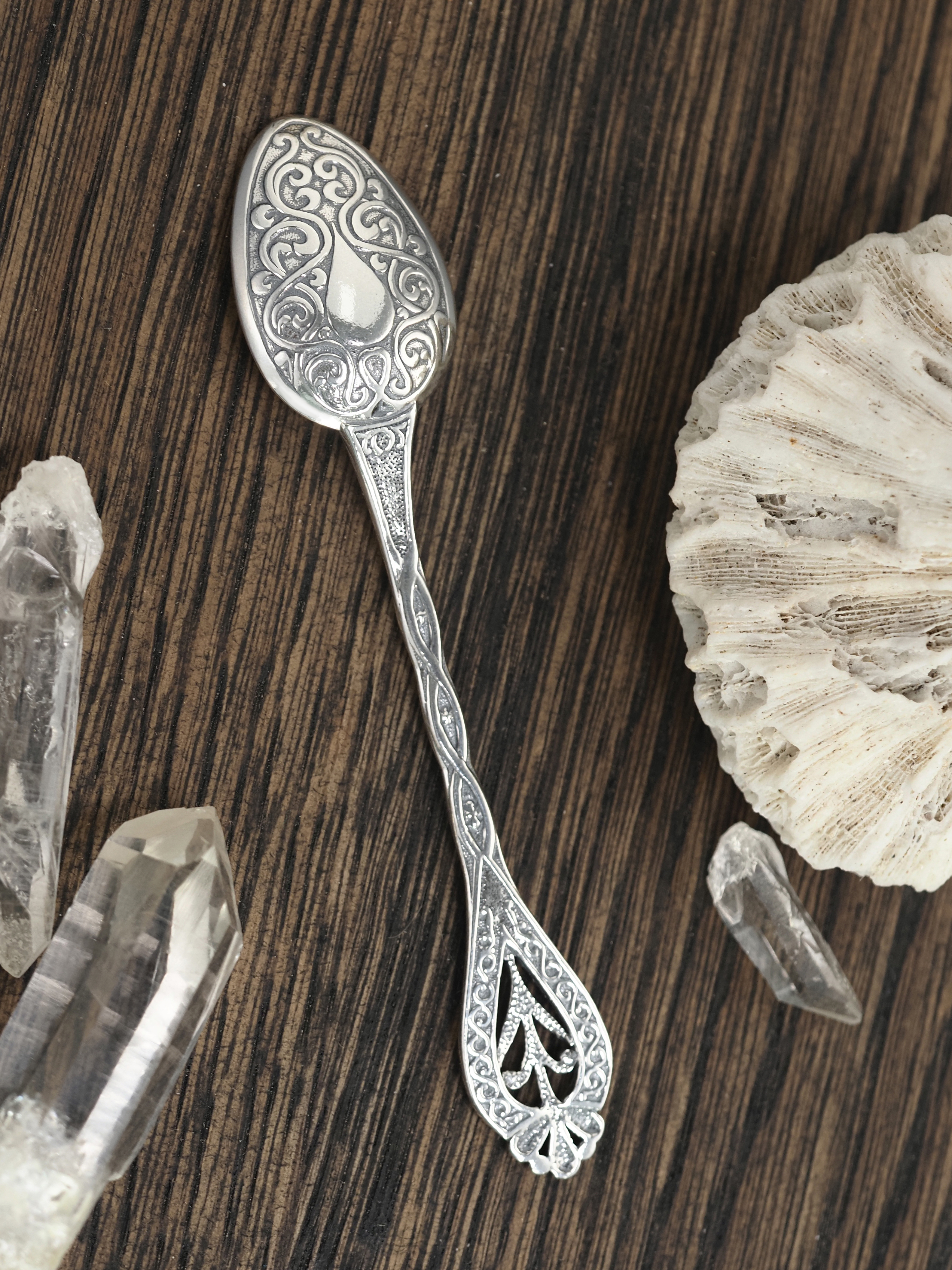 Серебряная ложка Serebro Store Цветочек - фото 2