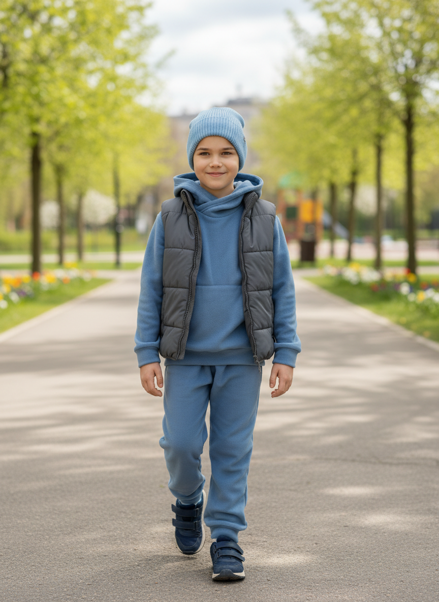 Костюм Утенок 7043г(ш) джинс - фото 2