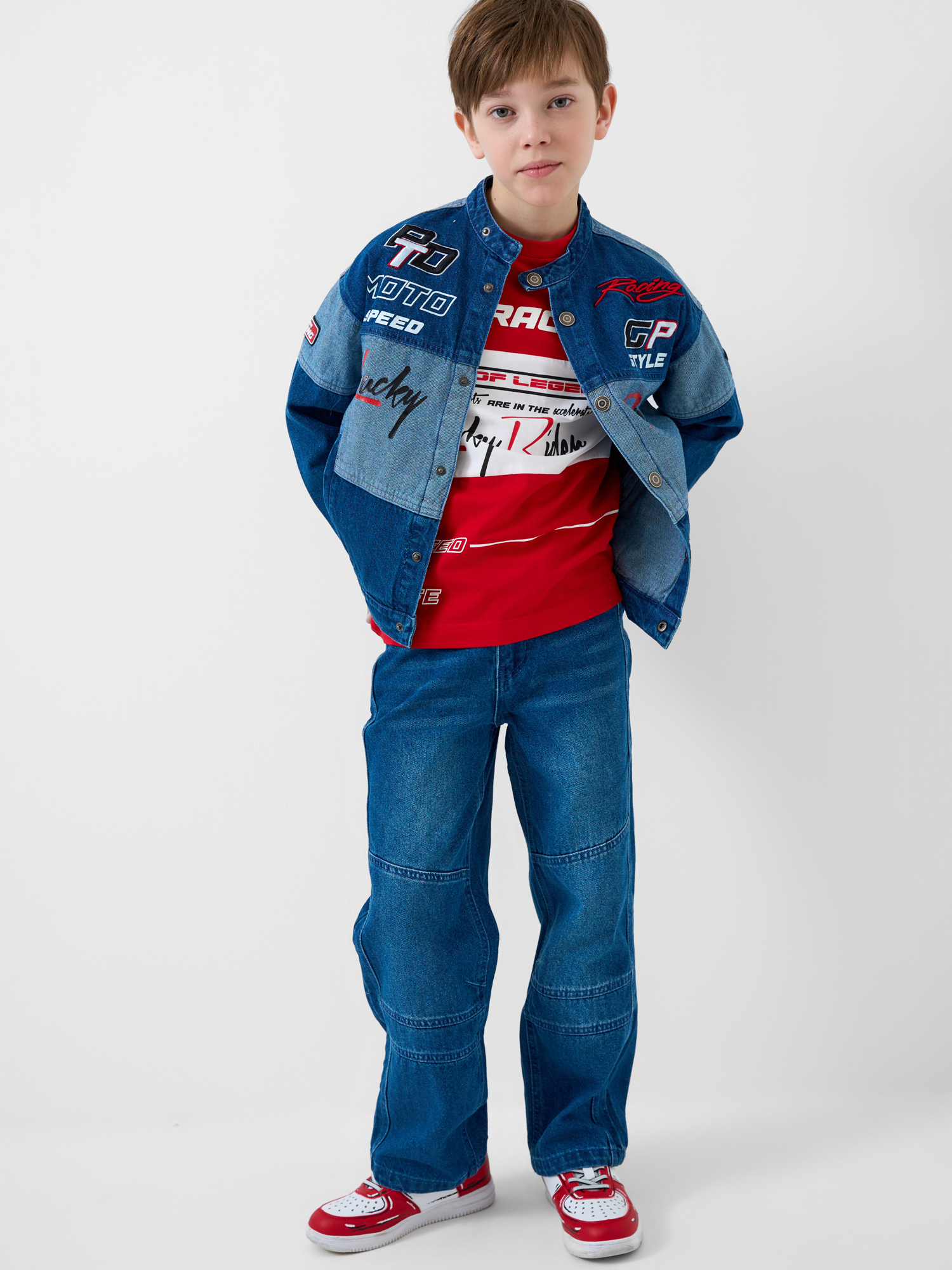 Джинсовая куртка PlayToday 12611006 - фото 2