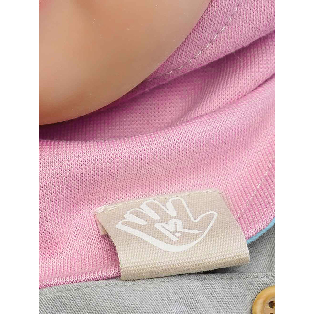 Шапка-шлем ПриКиндер U-A_221079 Цвет: Голубой/бледно-розовый - фото 4