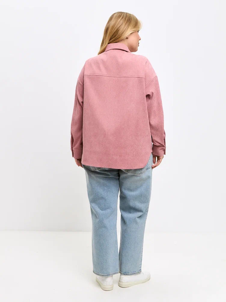 Рубашка МАМИРА РубРозВелв710_46_М - фото 4