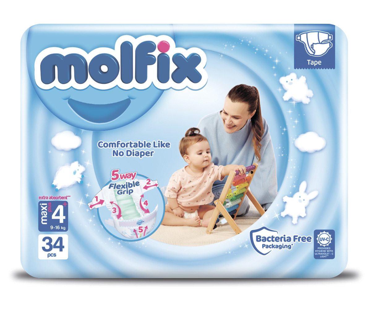 Подгузники Molfix 4 34 шт. - фото 1